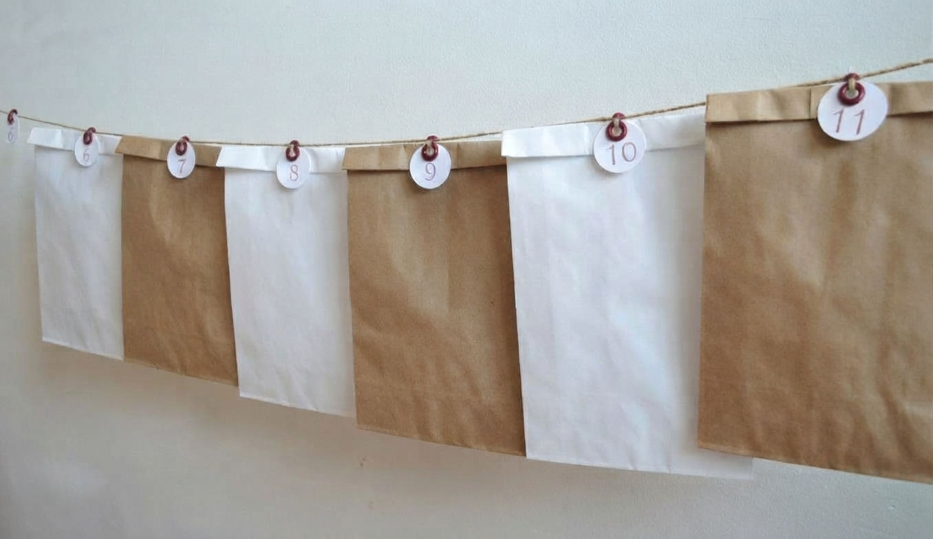 Calendriers de l'avent "En Papier Kraft!"