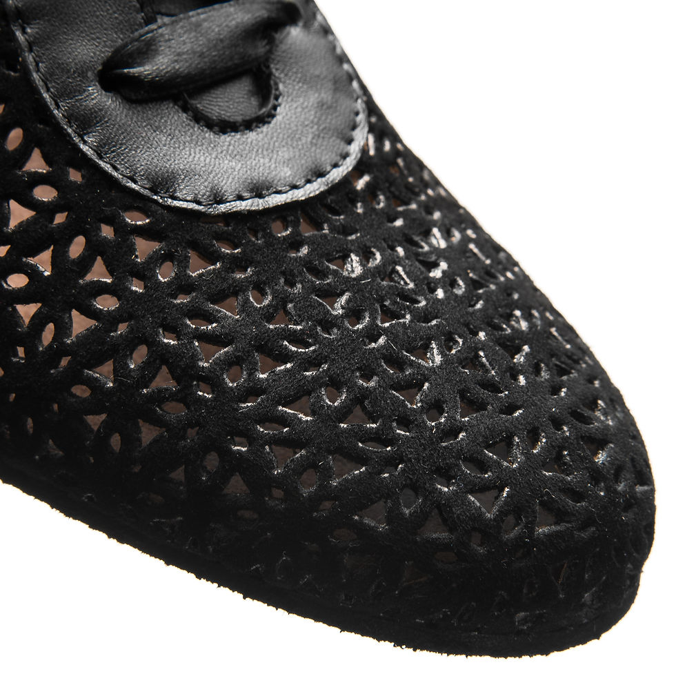 Miniaturbild: Rumpf Swing-Schuhe, Leder/Wildleder, Abs. 5,0 cm, schwarz