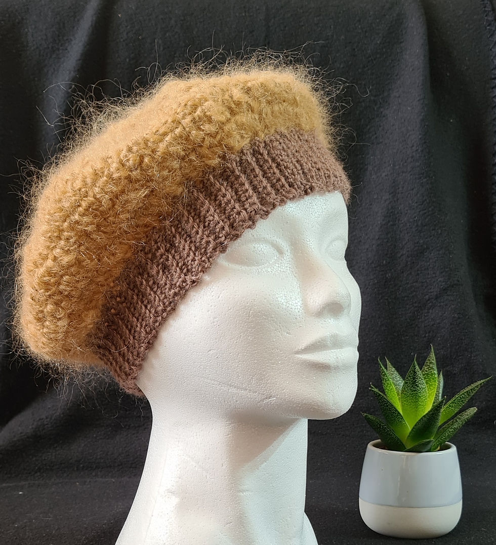 Béret En Laine Et Mohair Barrie - Double épaisseur, Motif Torsadé, Taille Unique Homme/femme - Fabriqué En Italie