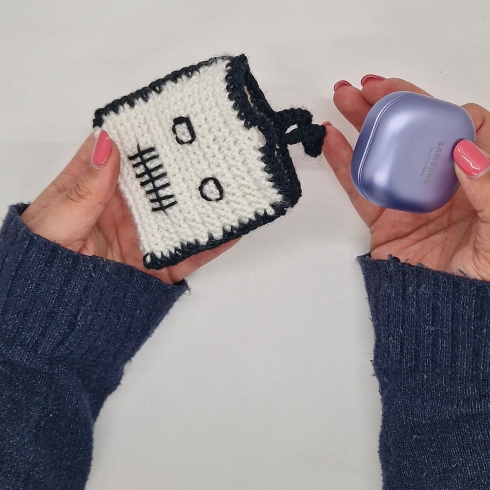 Miniature : Pochette airpods-citrouille