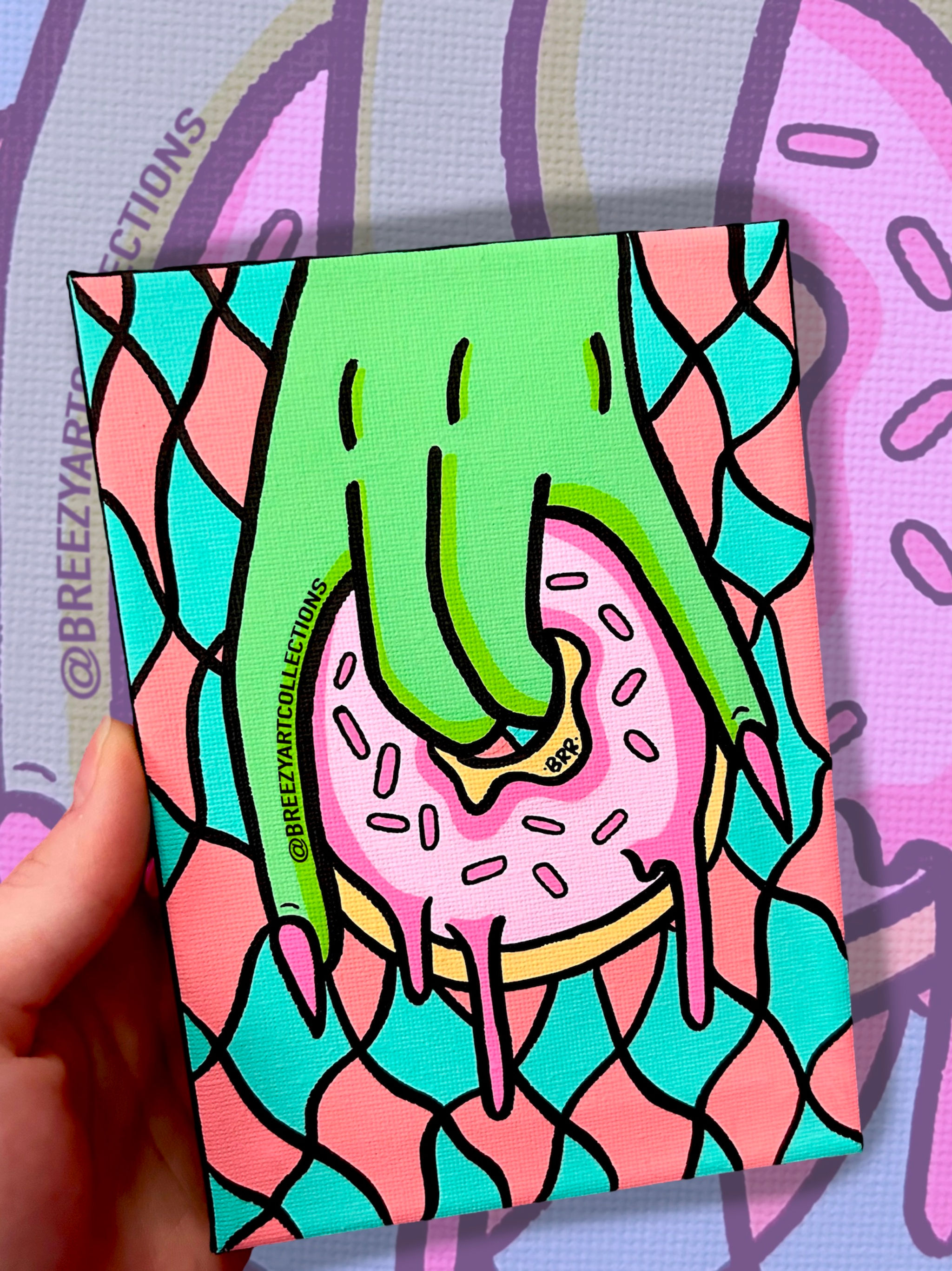 ‘DONUT HOLES’ Canvas Painting