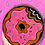 Thumbnail: ‘STRAWBERRY DONUT’ Vinyl Record Painting