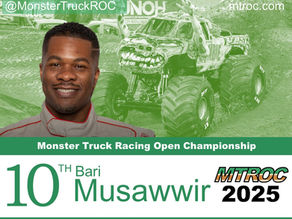 10th Place - Bari Musawwir - 2025 Monster Truck Racing Open Championship