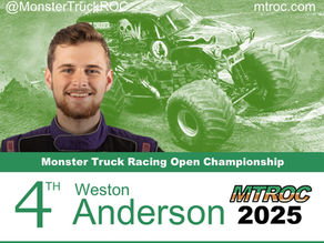 4th Place - Weston Anderson - 2025 Monster Truck Racing Open Championship