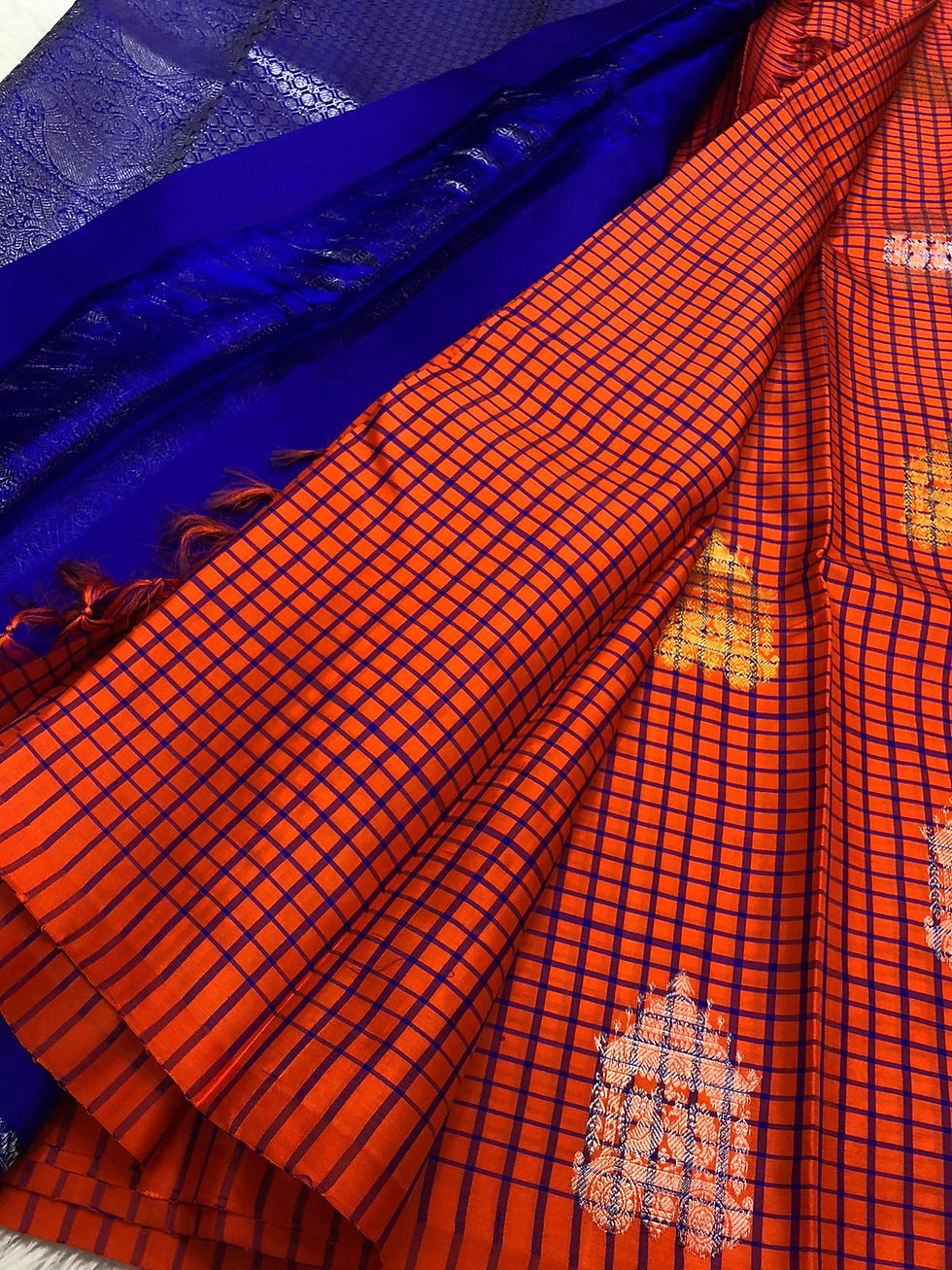 Thumbnail: Kanchipuram silk sarees CODE10900JT
🍁🍁🍁
