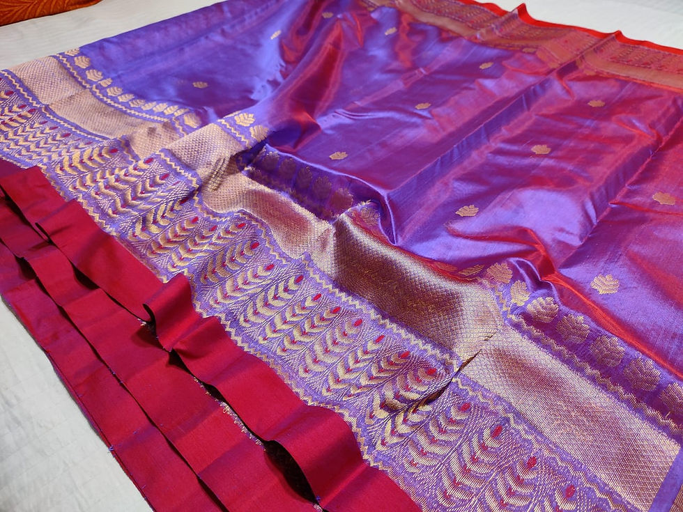 Thumbnail: PURE CHANDERI Katan silk saree available now 
CODE9000CHAN

#installmentavailabl