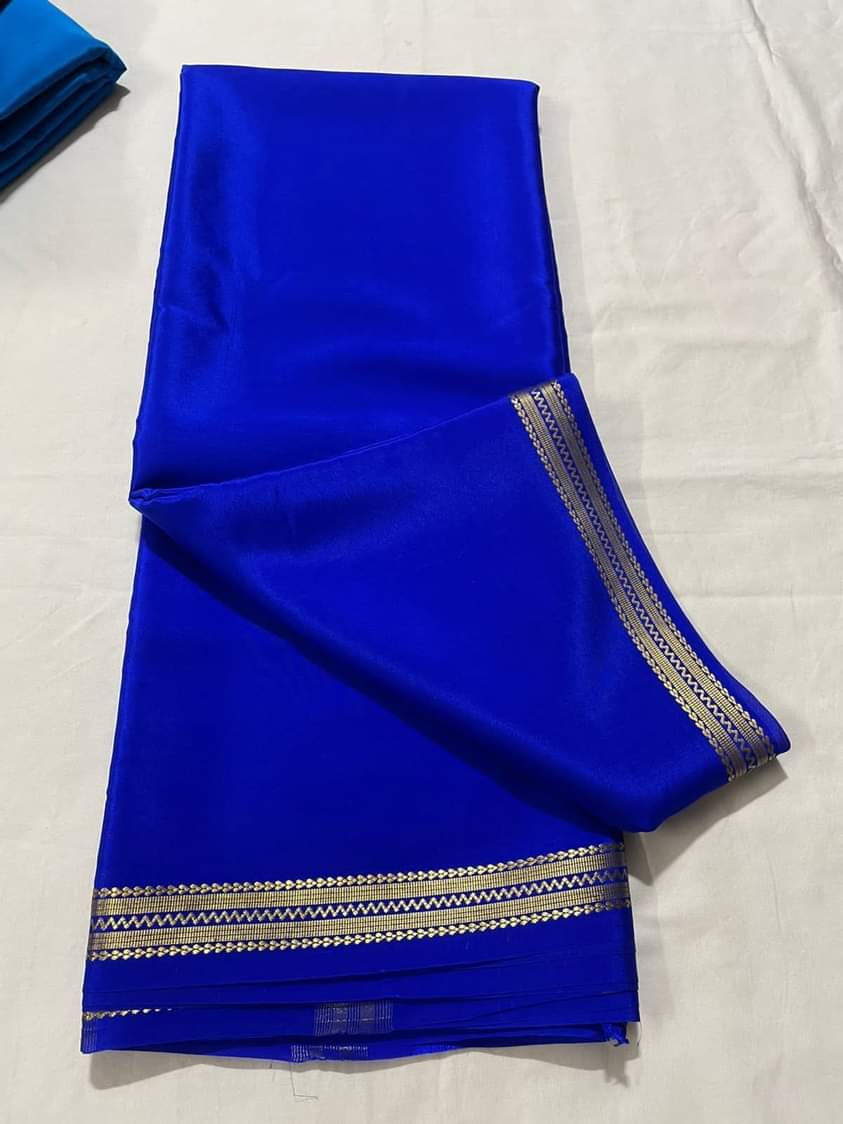Thumbnail: Pure Mysore Silk Saree