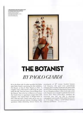 Crash 70, The Art Issue. French art and fashion magazine, featuring work by artist Paolo Giardi.