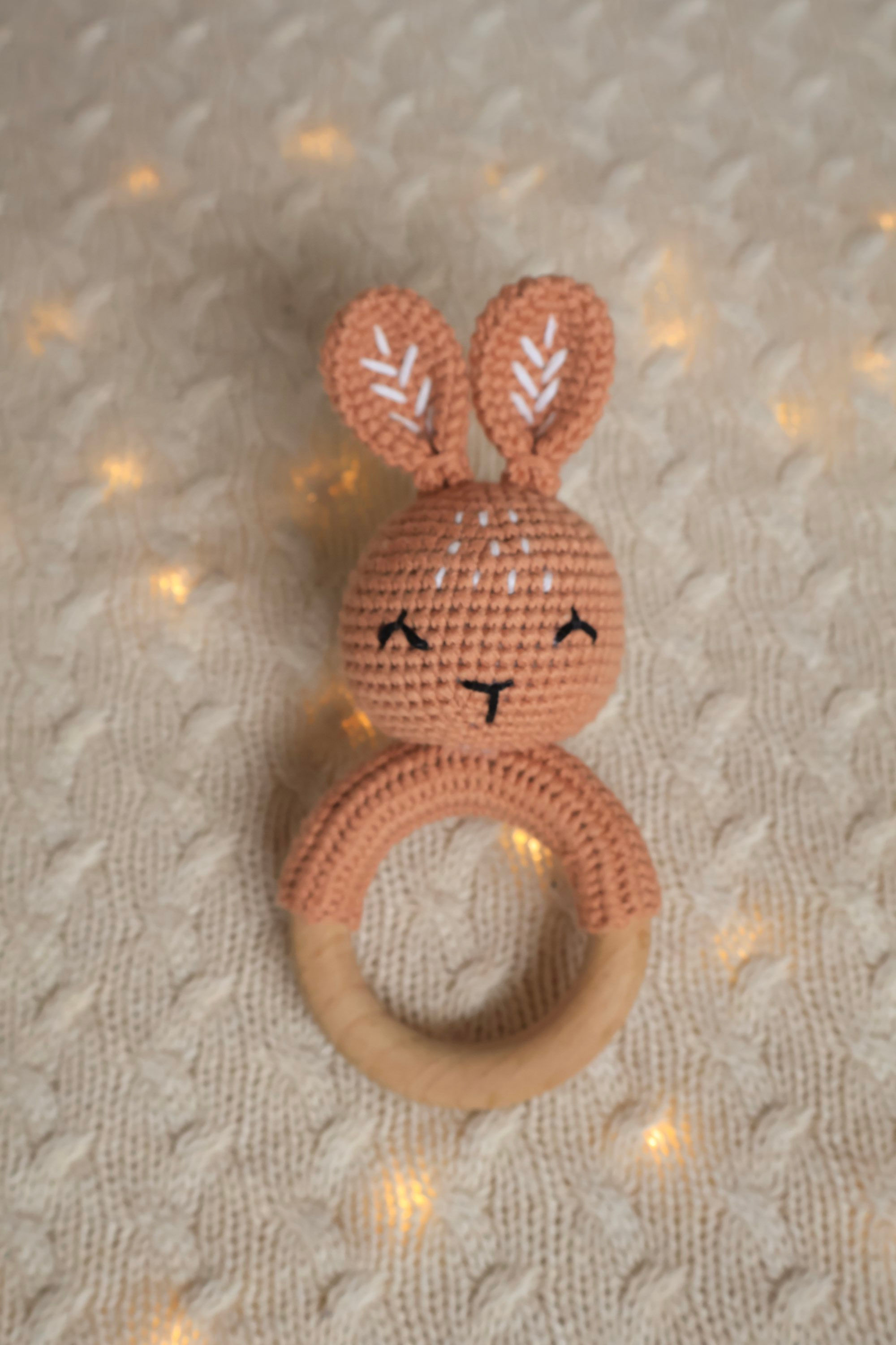 Rammelaar Konijntje - Oud Roze