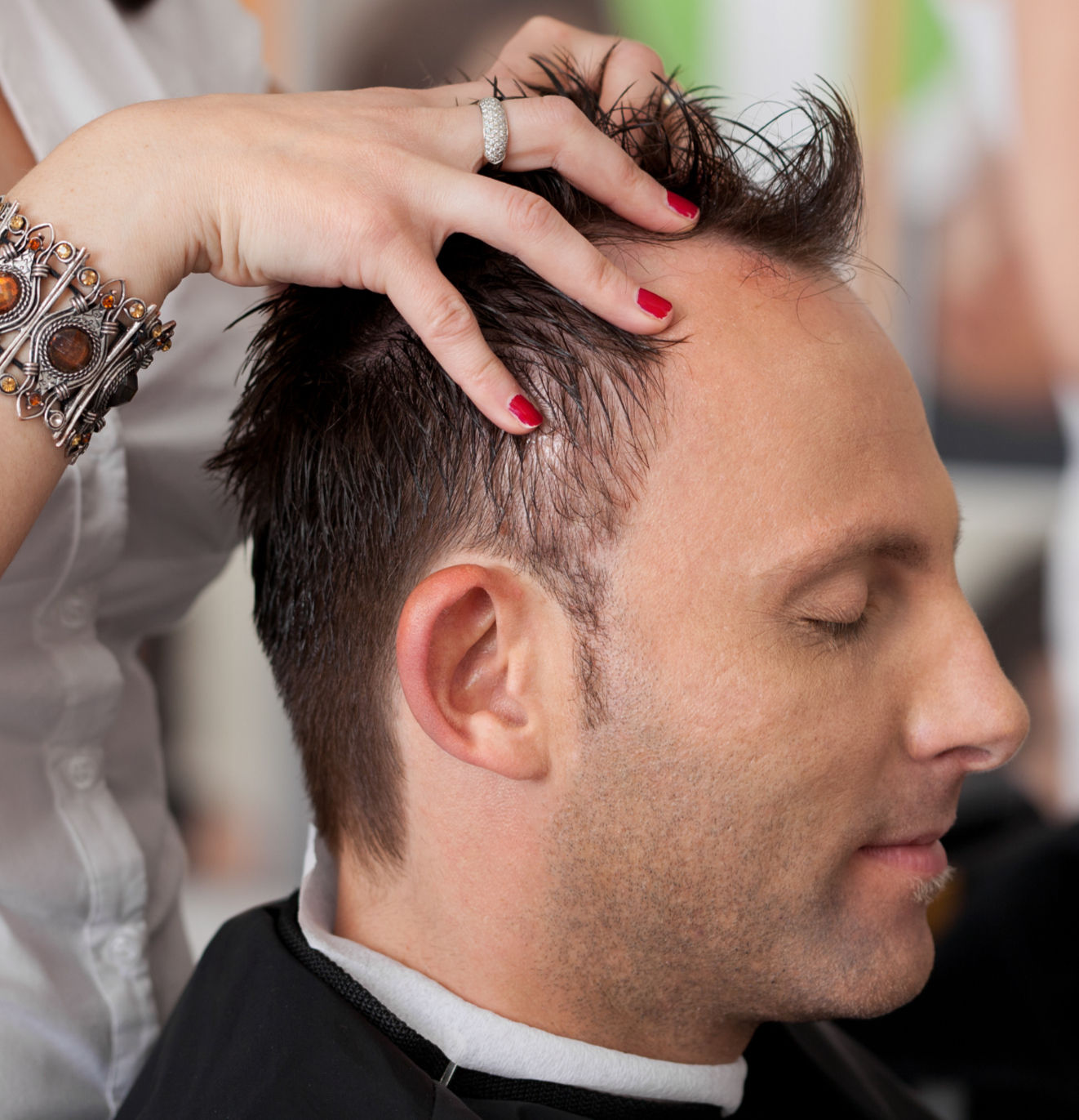 Professional hair styling for simple trim Wesley Chapel