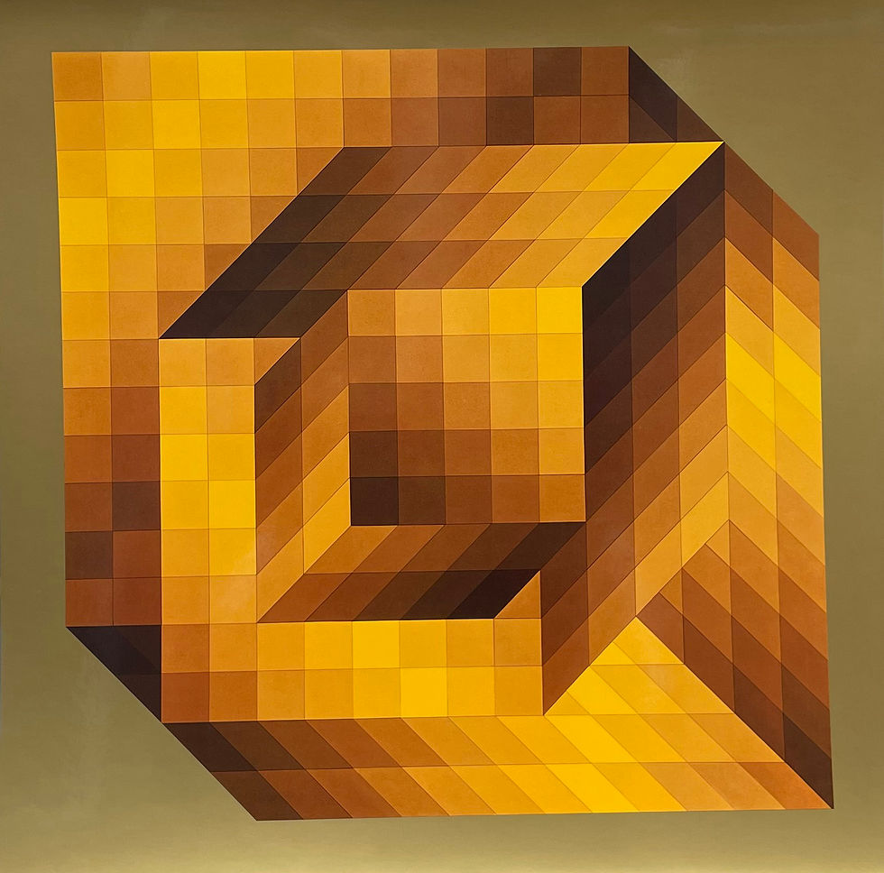 Thumbnail: Vasarely Progressions 3 Prints