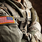US Army Soldier in Universal Camouflage