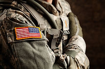 US Army Soldier in Universal Camouflage