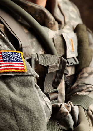 US Army Soldier in Universal Camouflage Uniform
