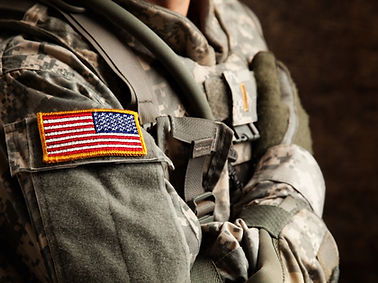US Army Soldier in Universal Camouflage Uniform