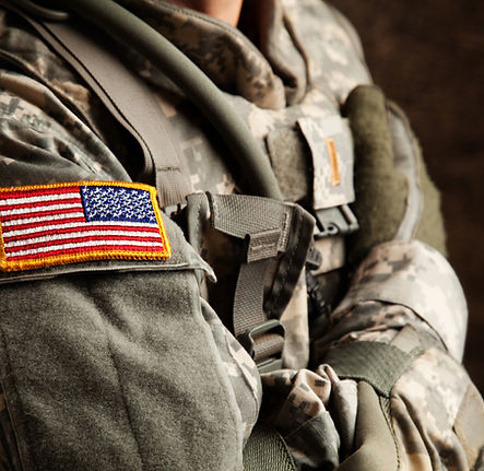 US Army Soldier in Universal Camouflage 