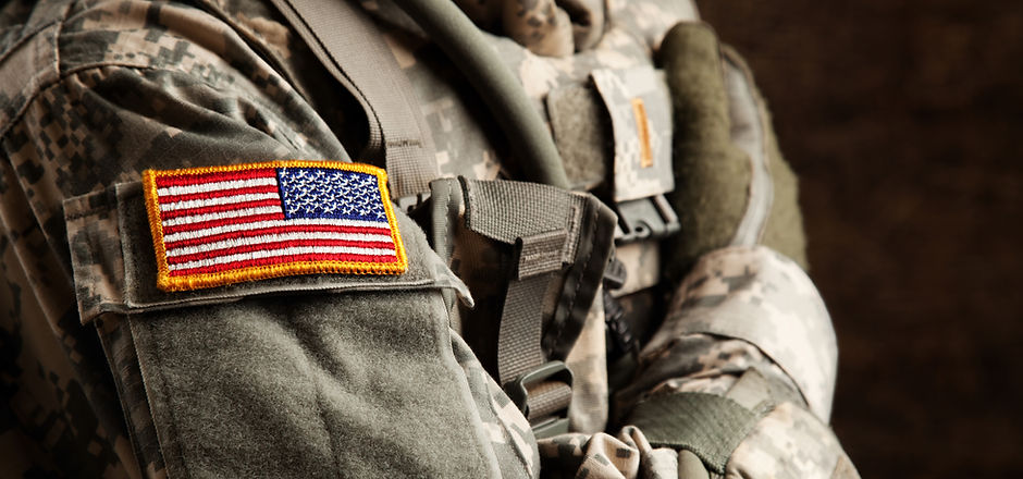 US Army Soldier in Universal Camouflage Uniform