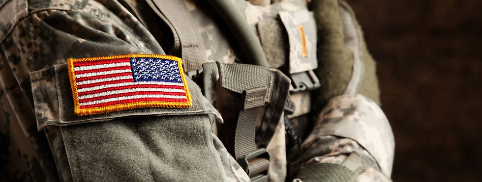 US Army Soldier in Universal Camouflage Uniform