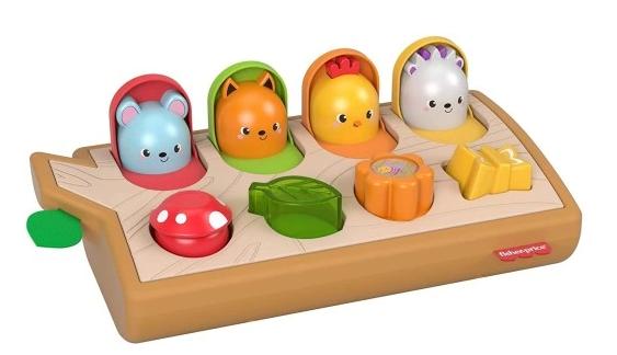 FISHER PRICE WYSKAKUJĄCE KOLOROWE ZWIERZĄTKA GJW24