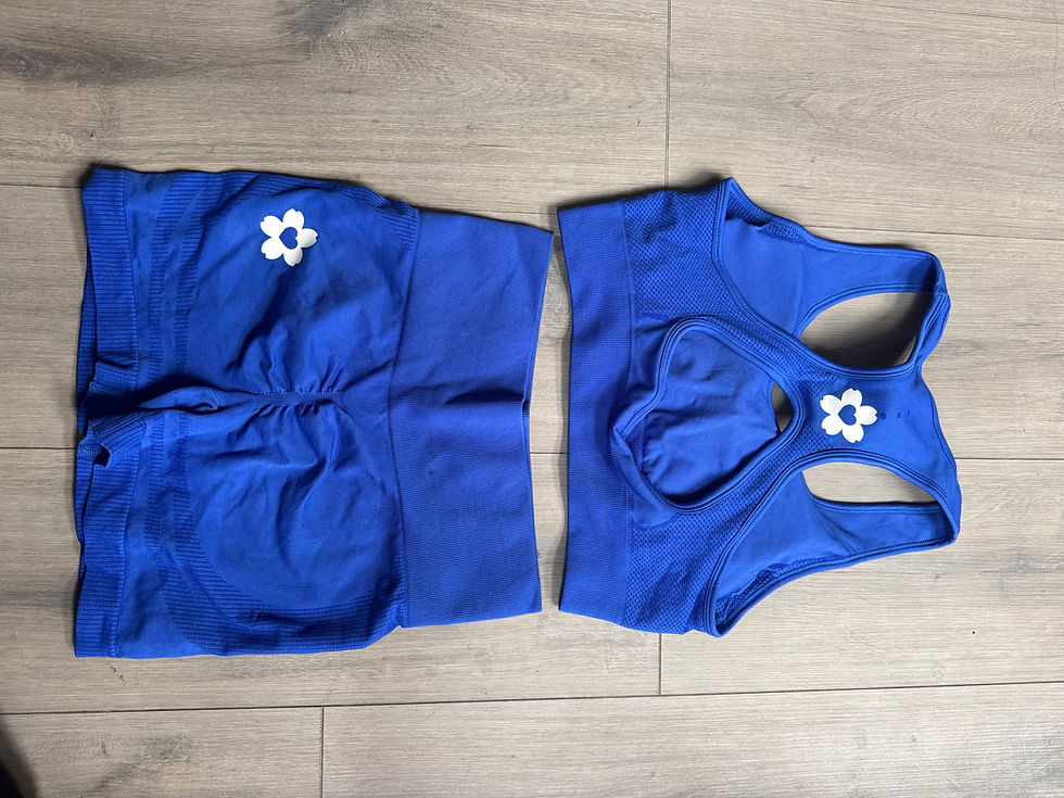 Thumbnail: Blue Short Set Size Medium