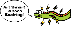 cartoon eel fun kids children art classes near me drawing