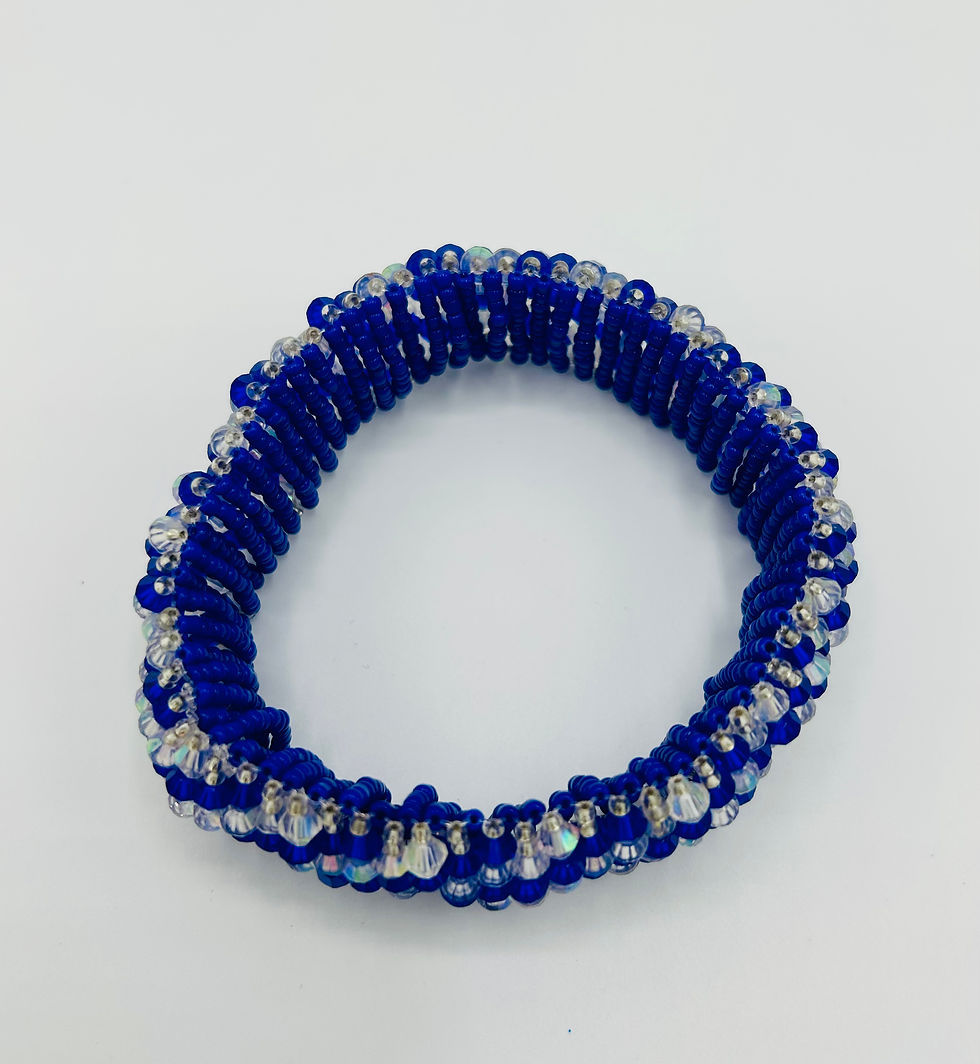Thumbnail: Elastic Ilde Bracelete: Grueso Yemaya 