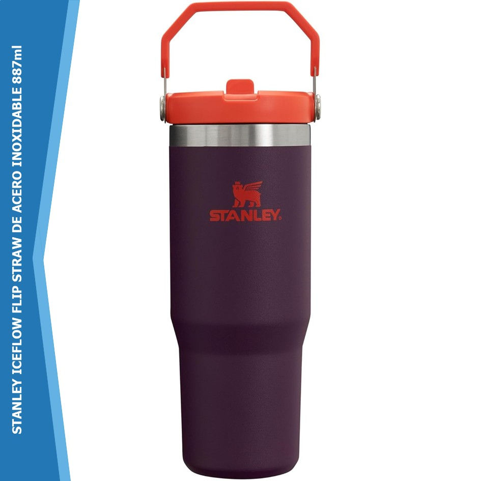 Miniatura: Stanley IceFlow Flip Straw Botella de Acero Inoxidable de 887ml