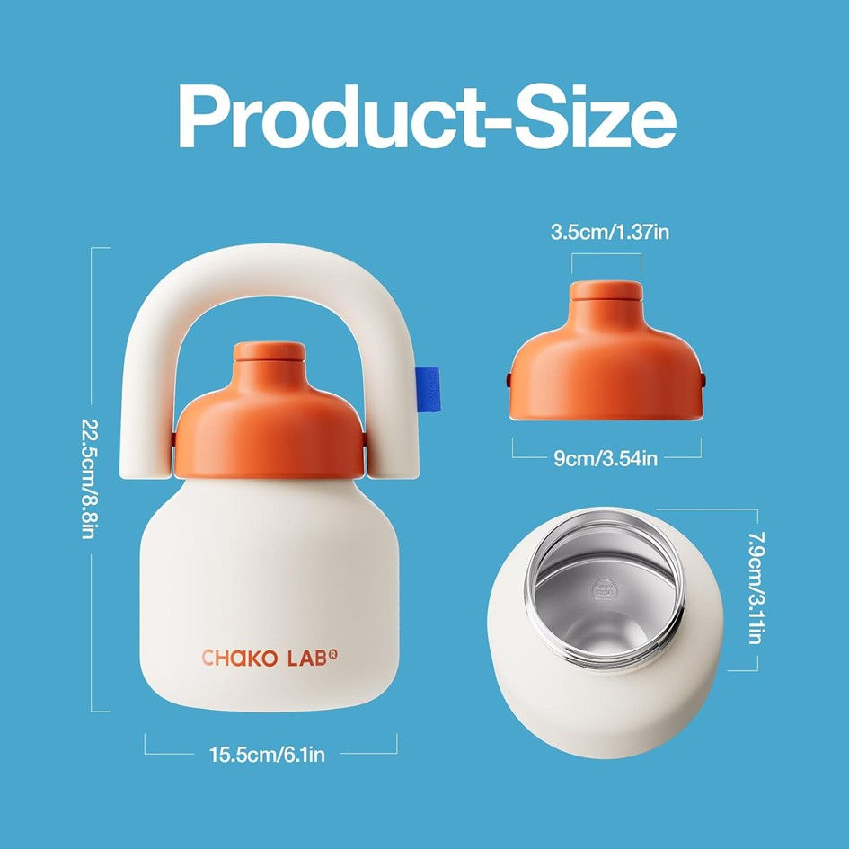 Miniatura: Chako Lab Botella Térmica de Acero Inoxidable 33oz / 1000ml
