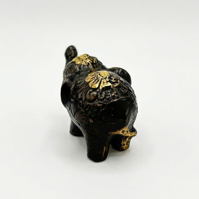 Miniatura: Figuras de latón elefante 02