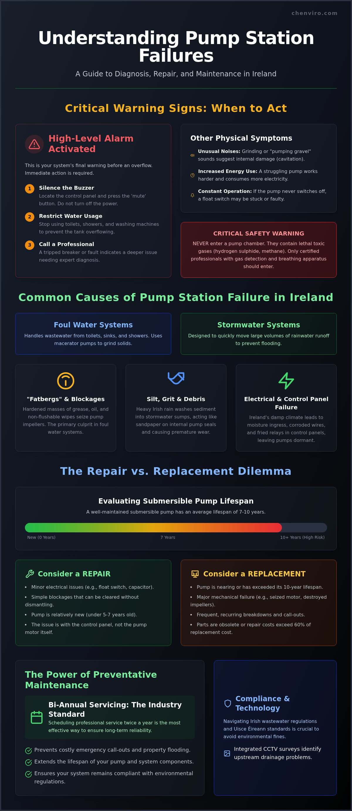 Pump station repair Ireland