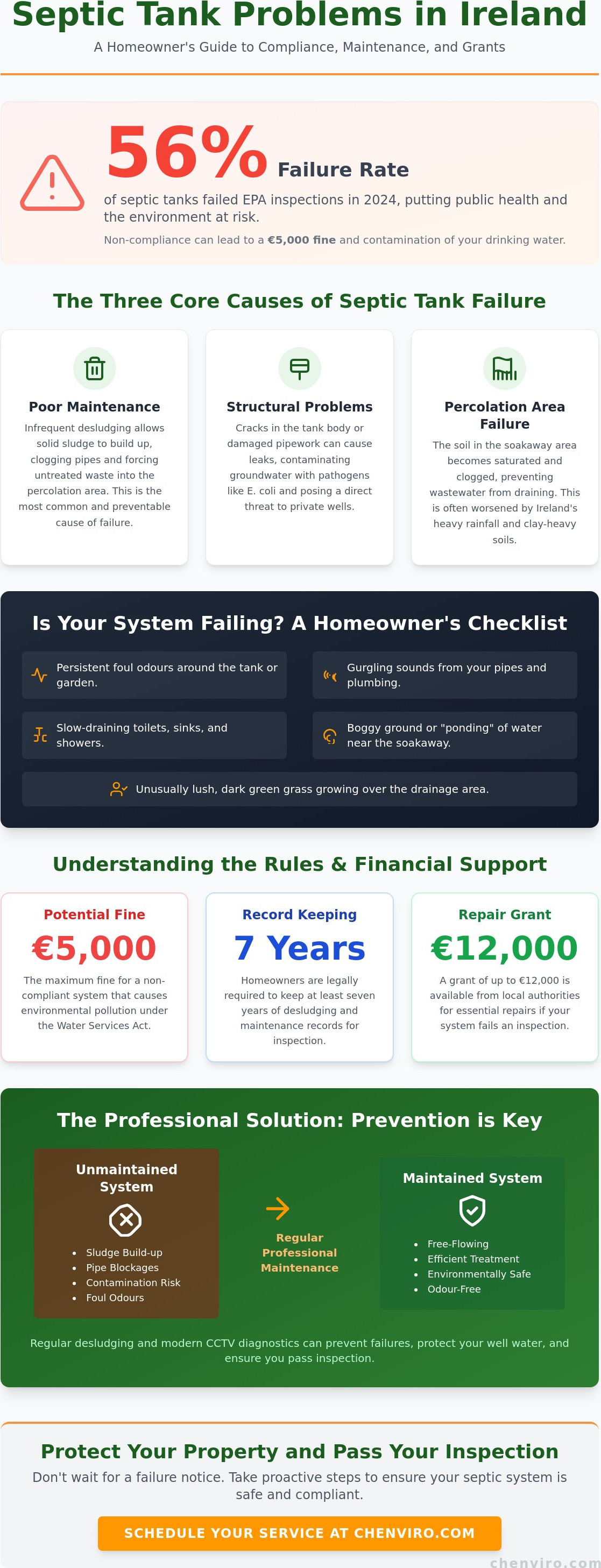 Septic tank problems Ireland