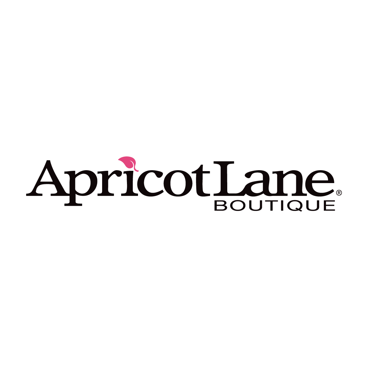Apricot Lane Boutique Logo (Black) - Horizontal