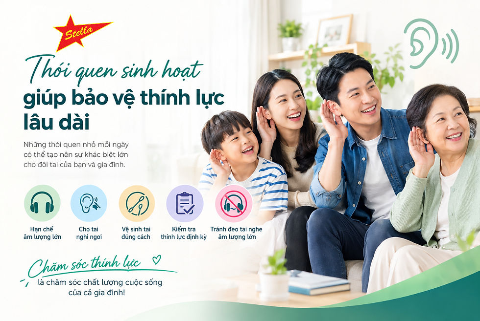 Thói Quen Sinh Hoạt Giúp Bảo Vệ Thính Lực Lâu Dài