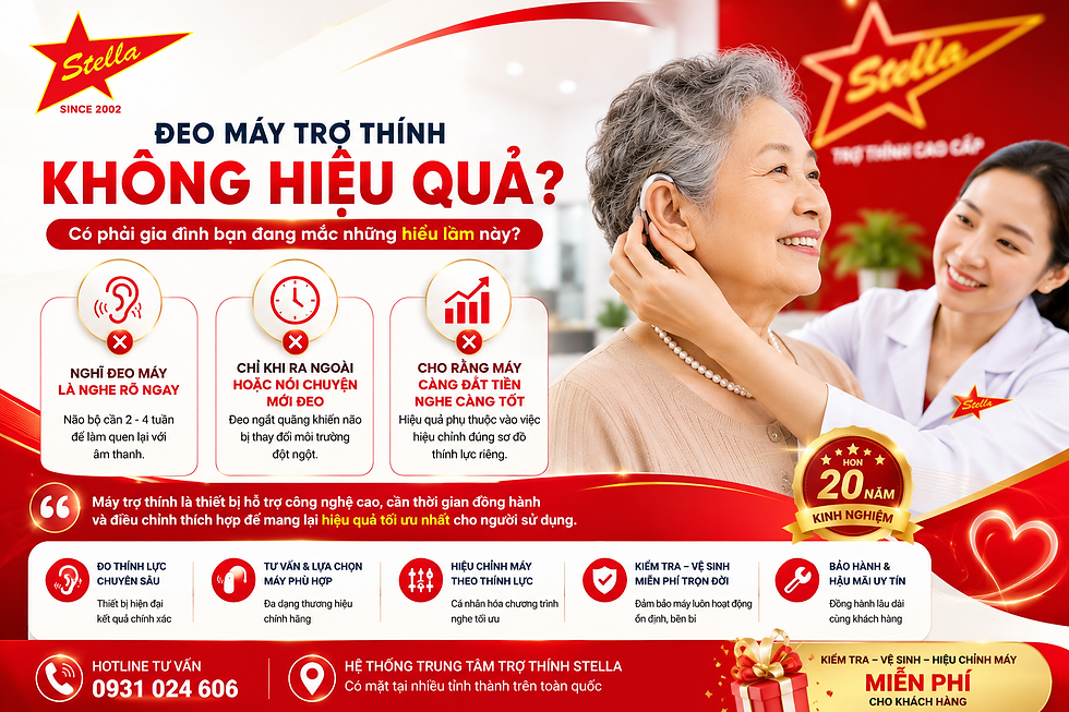 Đeo Máy Trợ Thính Không Hiệu Quả? Có Thể Bạn Đang Mắc Phải Những Hiểu Lầm Phổ Biến Này
