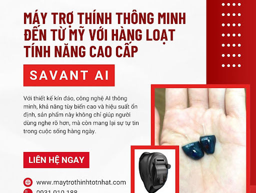 Savant AI – Máy trợ thính thông minh đến từ Mỹ với hàng loạt tính năng cao cấp