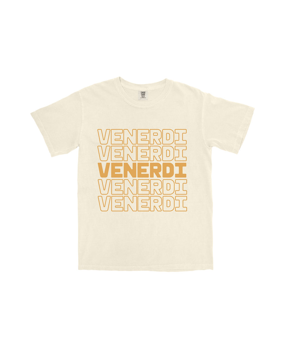 Thumbnail: venerdi day of the week italian t-shirt