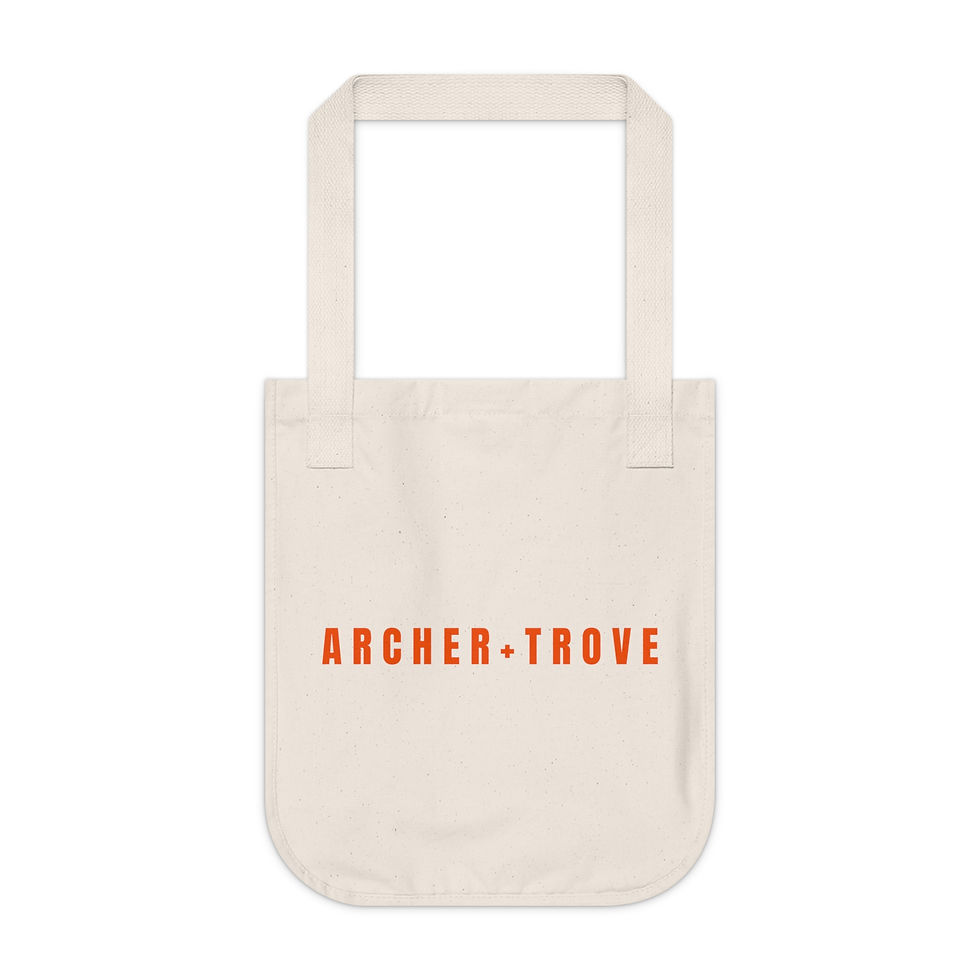 organic cotton tote bag with noodle graphic and let’s make noods text