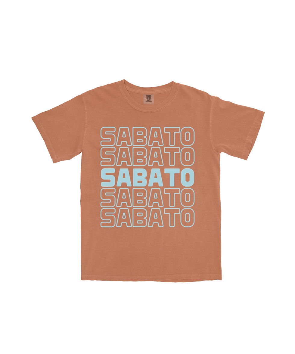 Thumbnail: sabato day of the week italian t-shirt