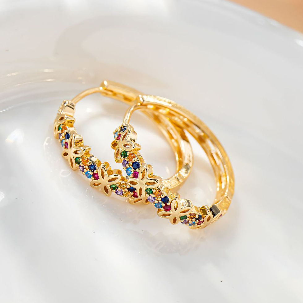 Thumbnail: Earrings Diana Flower