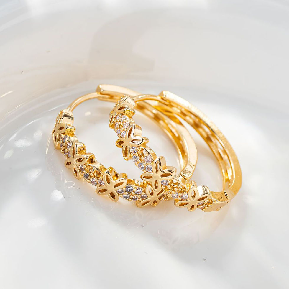 Thumbnail: Earrings Diana Flower