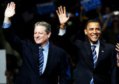 Al Gore and Barack Obama
