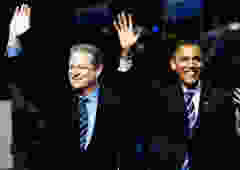 Al Gore and Barack Obama