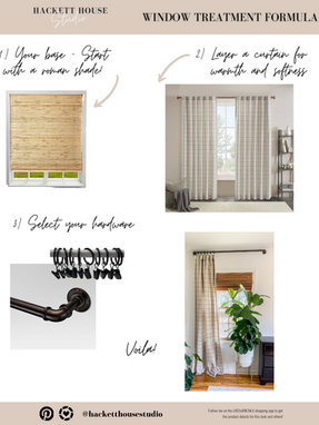A Simple Formula for Beautiful Window Treatments