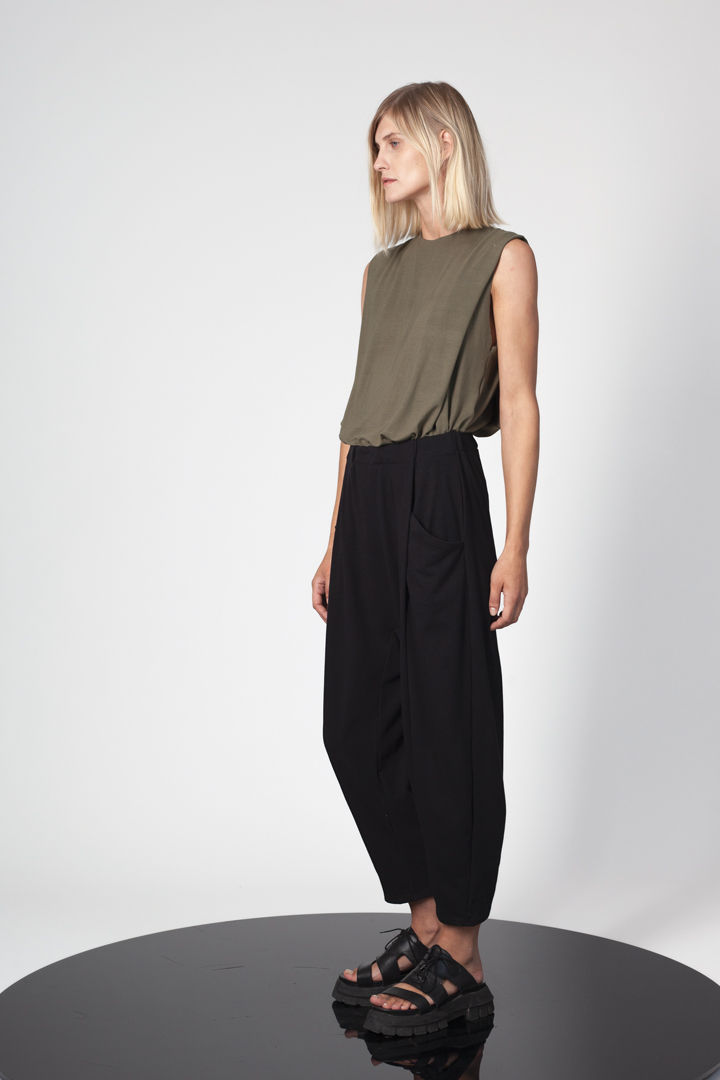 Thumbnail: Pegged jersey pants