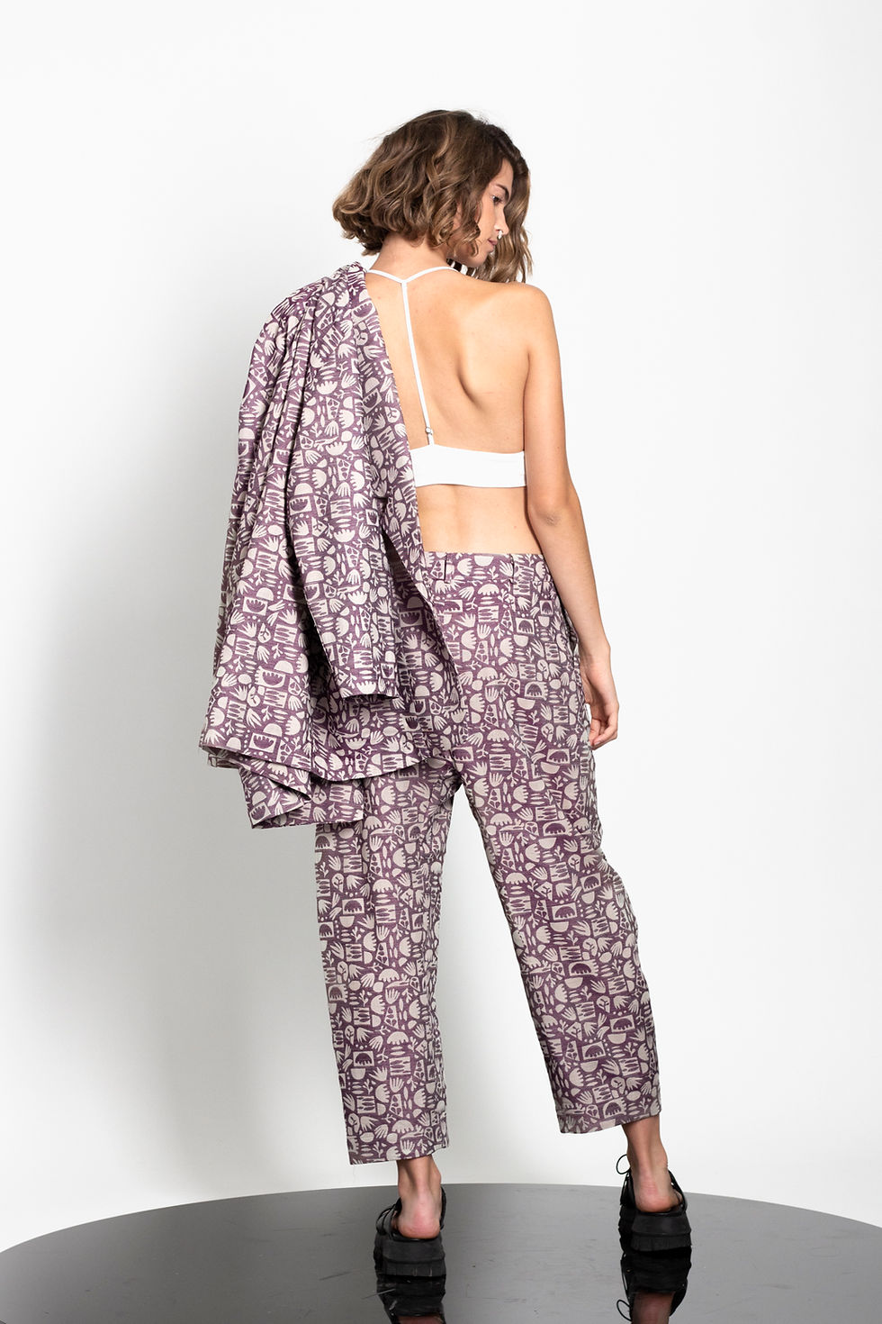 Thumbnail: Cropped pleated pants