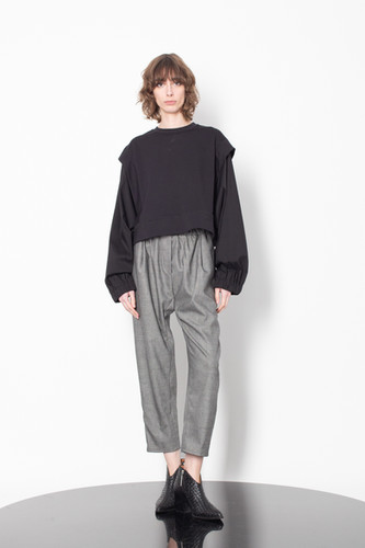 Tapered pants with an elastic waistband | gafferandfluf