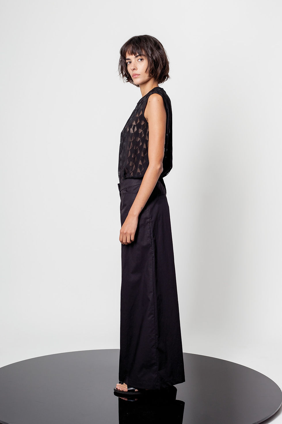 Thumbnail: High waist paper trousers