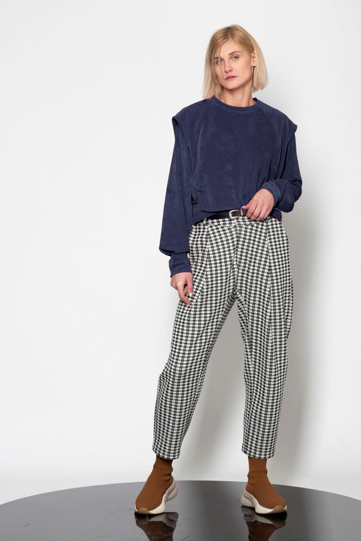 Thumbnail: Jersey velvet  top