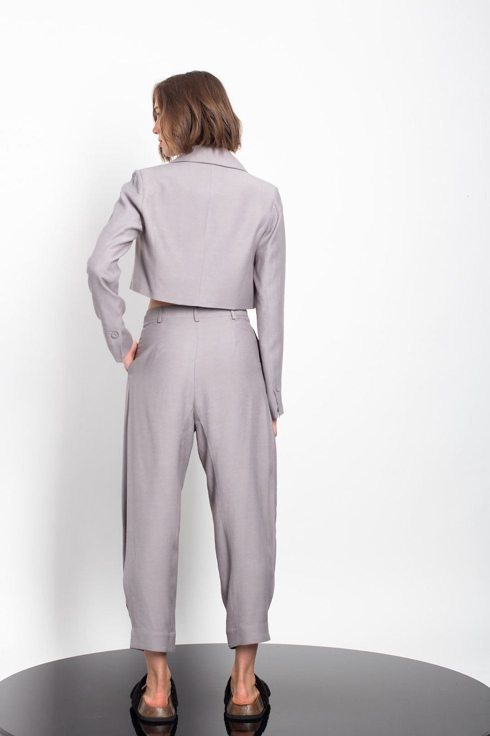 Thumbnail: Pleated croped pants