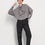 Thumbnail: Oblique draped turtleneck top